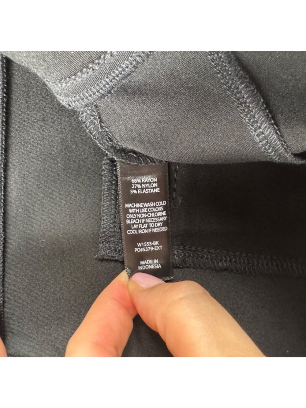 Betabrand Two-Pocket Bootcut Dress Pant Yoga Pants 2XP Black Ponte Knit Workwear - Picture 6 of 10